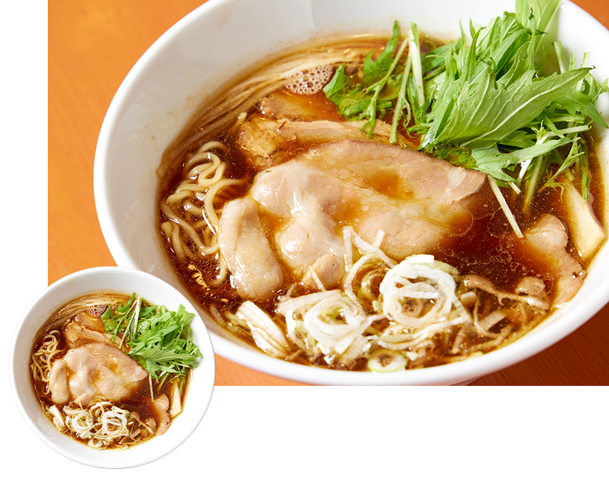 黒しょうゆラーメン